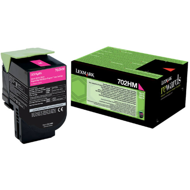 Tonercartridge Lexmark 70C2HM0 prebate rood
