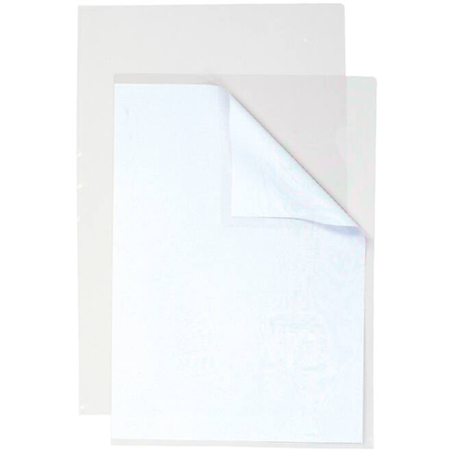 Insteekmap L-model Qbasic A4 PP 0.09mm nerf 100 stuks