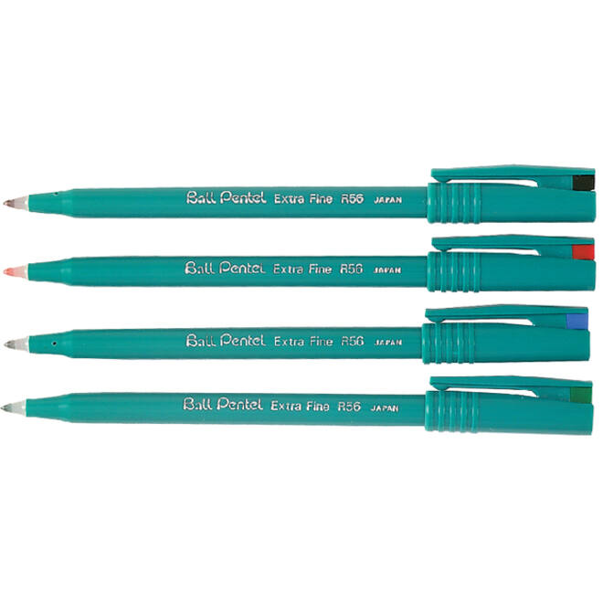 Rollerpen Pentel R56 fijn groen