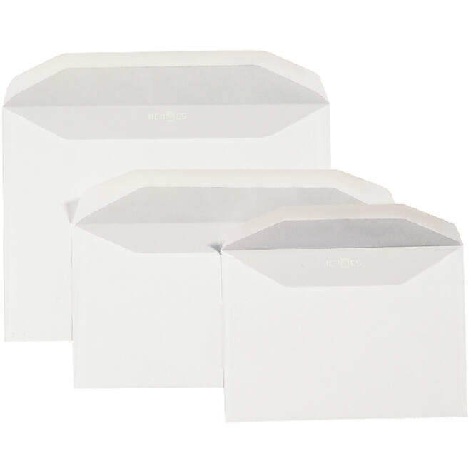 Envelop Quantore bank EA5/6 110x220mm zelfklevend wit 25stuk