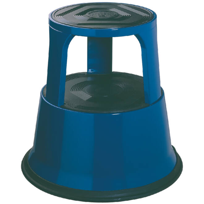 Opstapkruk Desq 42cm metaal blauw