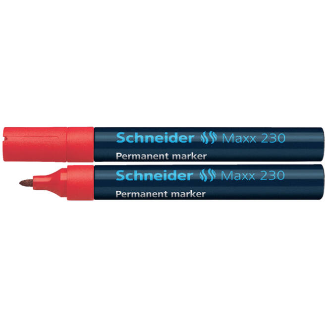 Viltstift Schneider Maxx 230 rond 1-3mm rood
