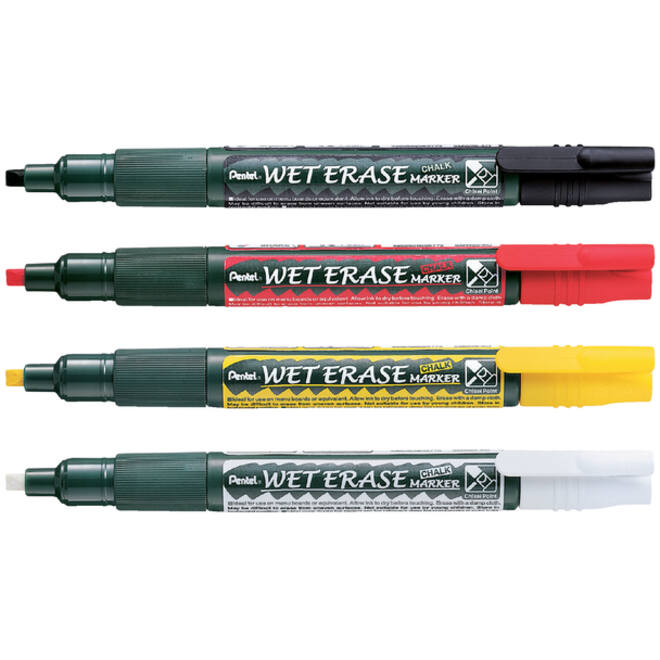Krijtstift Pentel SMW26 1.5-4mm rood