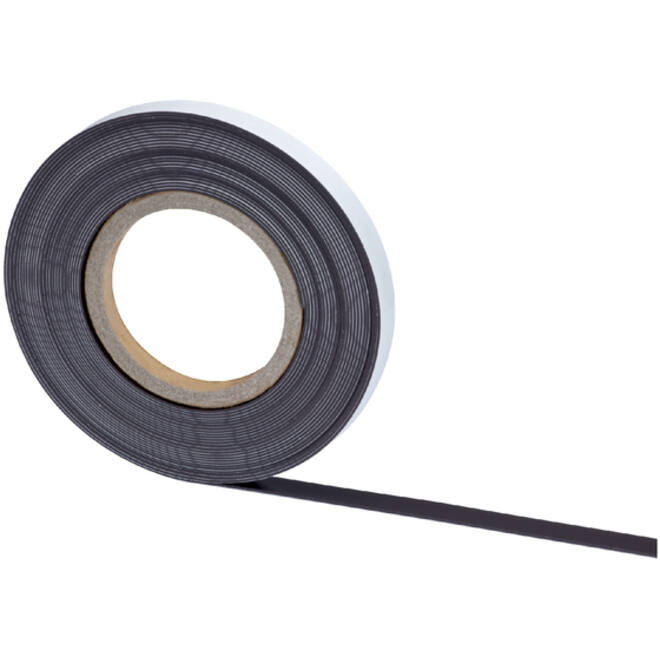 Magneetband MAUL 10mx10mmx1mm zelfklevend