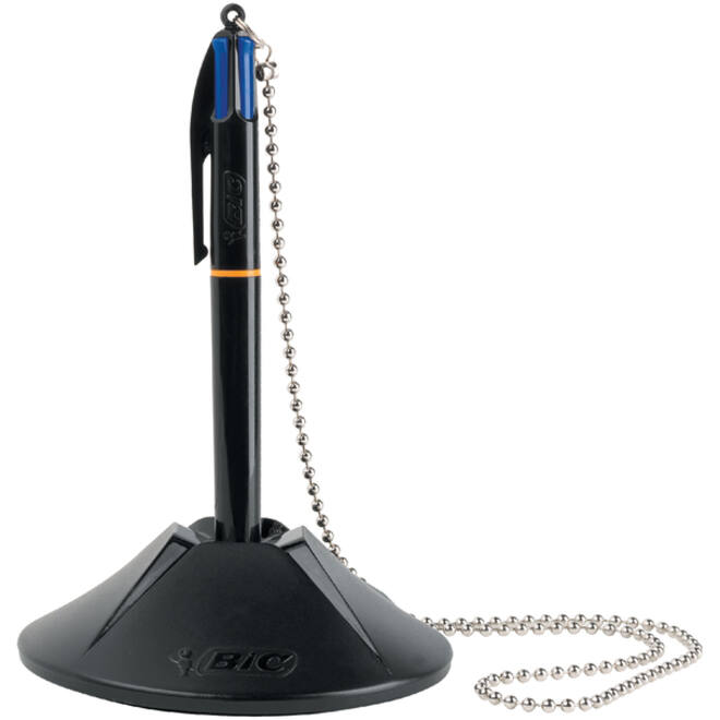 Baliebalpen Bic met ketting medium zwart