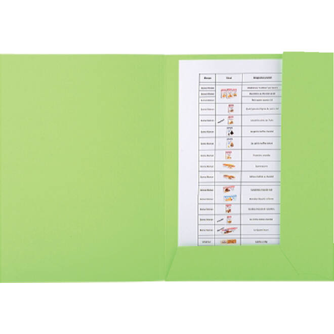 Dossiermap Exacompta Forever A4 2 kleppen 290gr groen