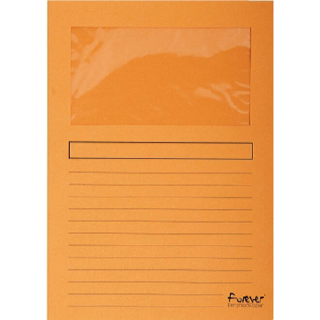 Venstermap Exacompta Forever L-model 120gr oranje 100 stuk