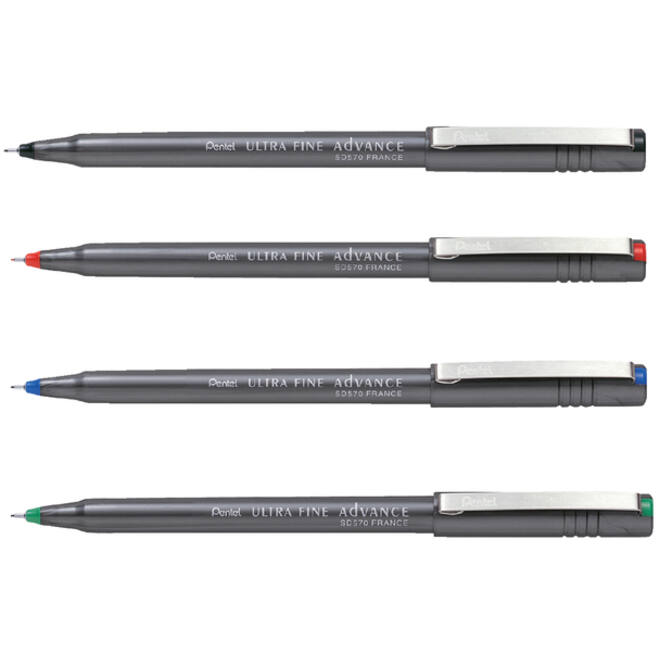 Fineliner Pentel SD570 extra fijn blauw