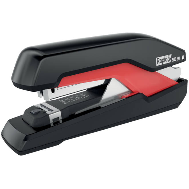 Nietmachine Rapid SO30 Fullstrip 30vel 24/6 zwart/rood