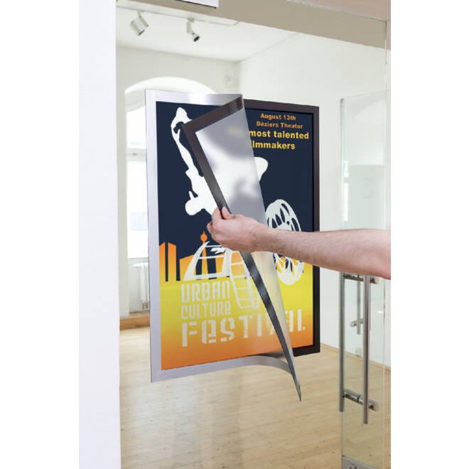 Duraframe Durable poster A2 zilvergrijs