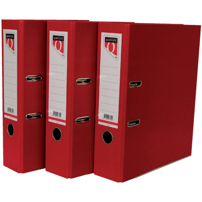 Ordner Quantore A4 80mm PP rood