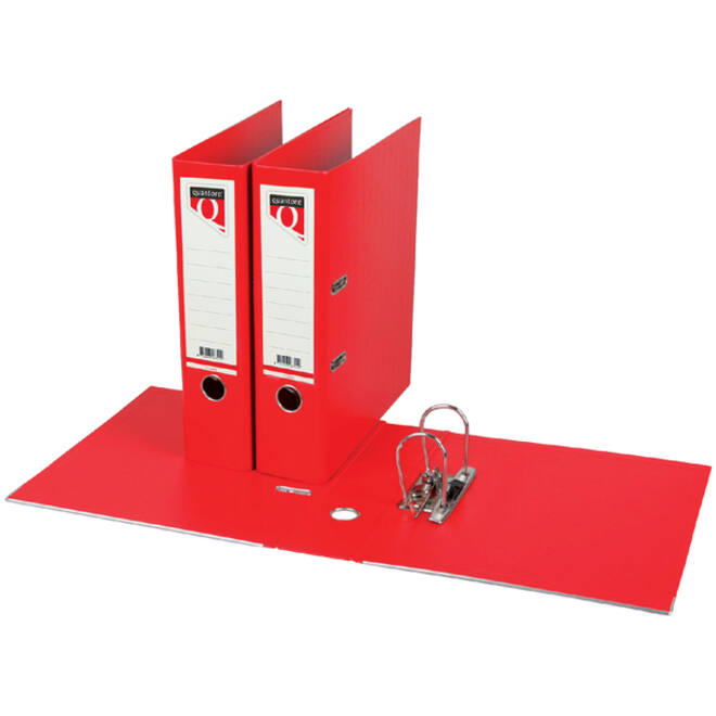 Ordner Quantore A4 80mm PP rood
