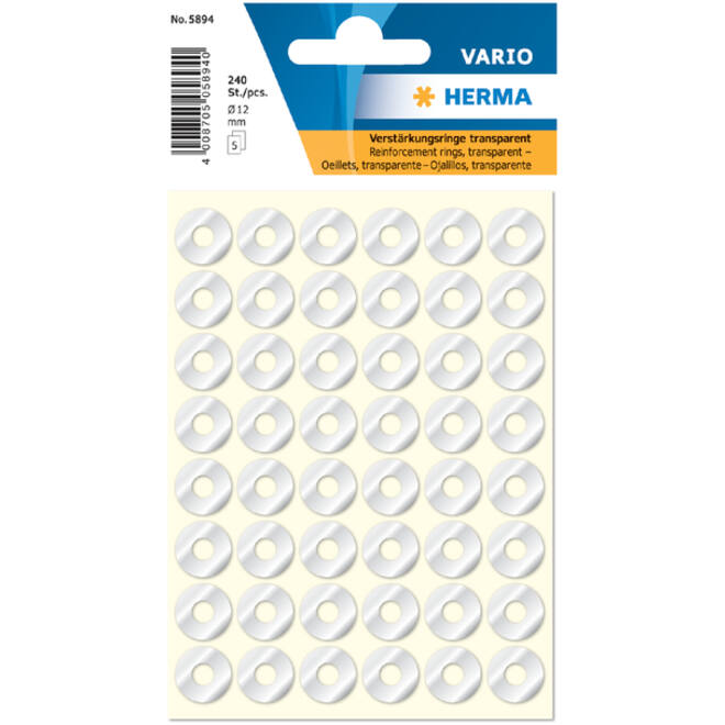 Versterkingsringen HERMA 5894 12mm 240stuks
