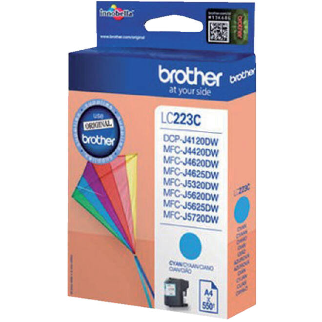 Inktcartridge Brother LC-223C blauw