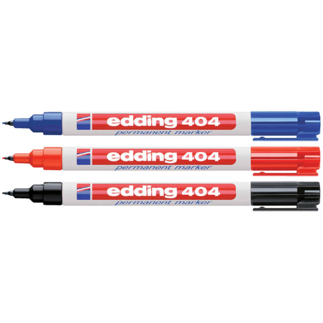 Viltstift edding 404 rond 0.75mm zwart