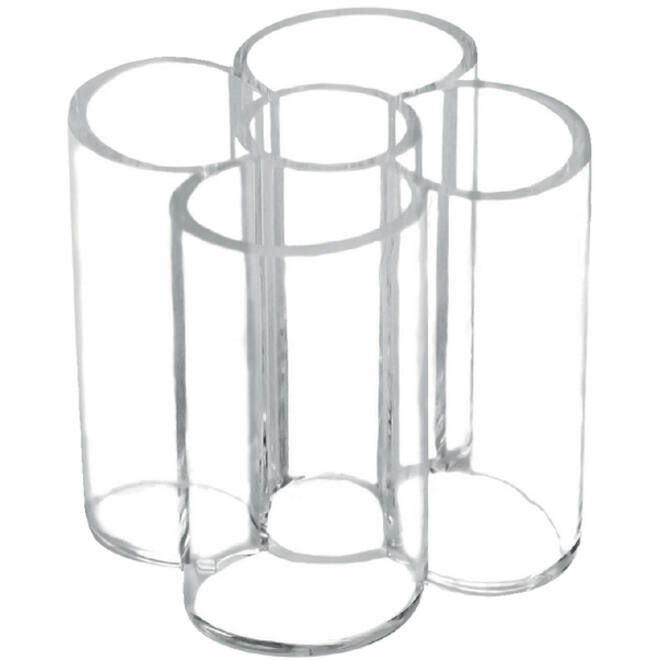 Pennenkoker MAUL 5 vaks rond Ø 10cm acryl
