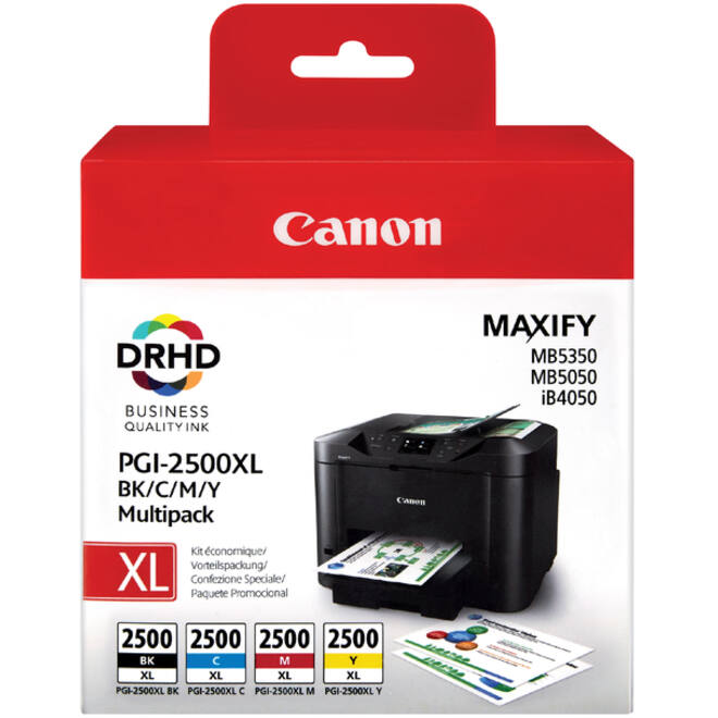 Inktcartridge Canon PGI-2500XL zwart + kleur