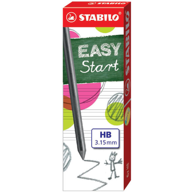 Potloodstift STABILO Easyergo 7890/6 HB 3.15mm doos à 6 stuks