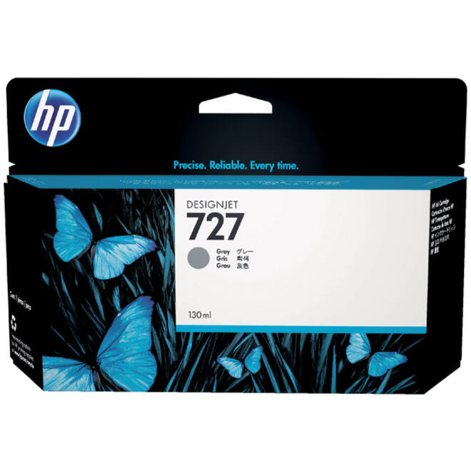 Inktcartridge HP B3P24A 727 grijs
