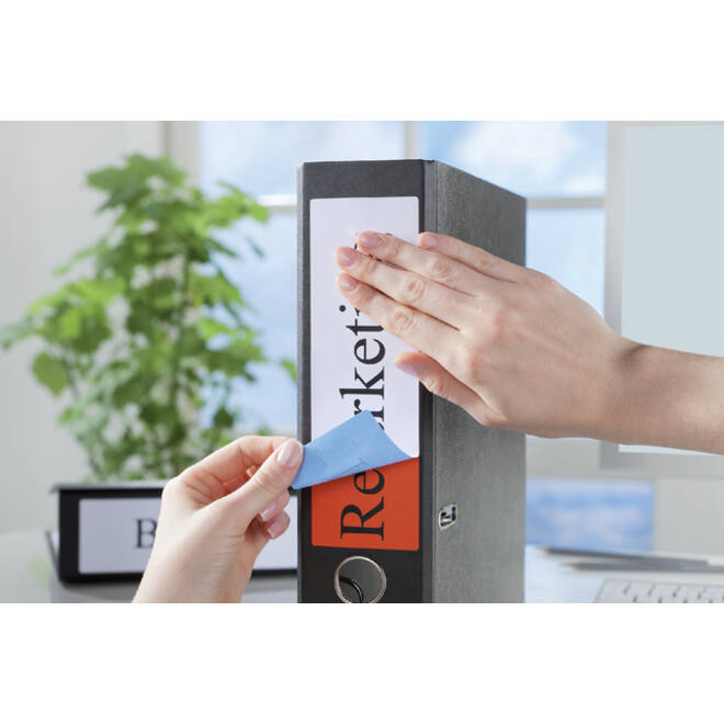 Rugetiket Avery Zweckform breed 61x192mm zelfklevend wit