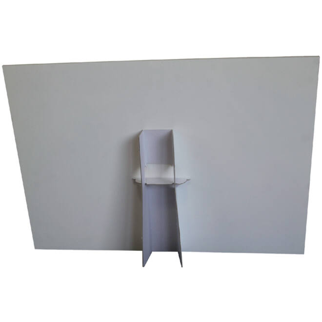 Foamboard steun A3 178X190mm wit
