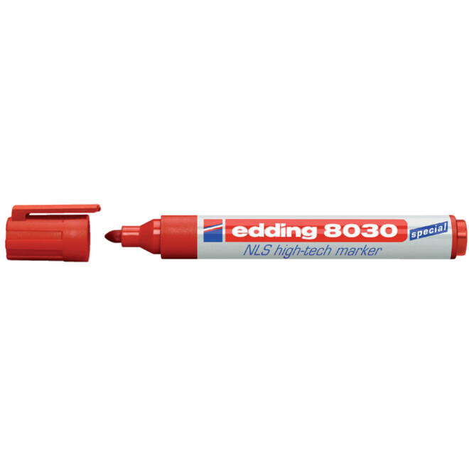 Viltstift edding 8030 NLS high-tech 1.5-3mm rood