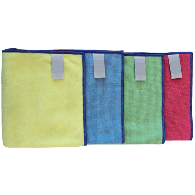 Microvezeldoek Primesource professional 38x38cm geel pak à 10 stuks