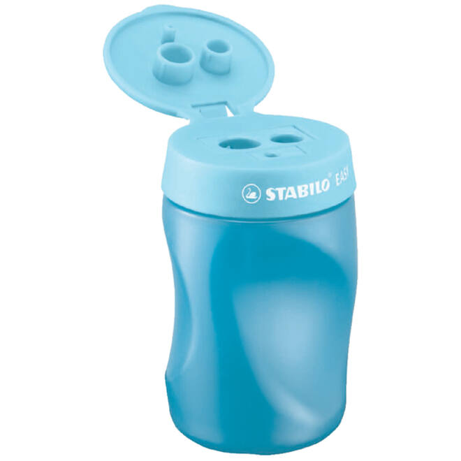 Puntenslijper STABILO Easy 4501 3 in 1 linkshandig blauw