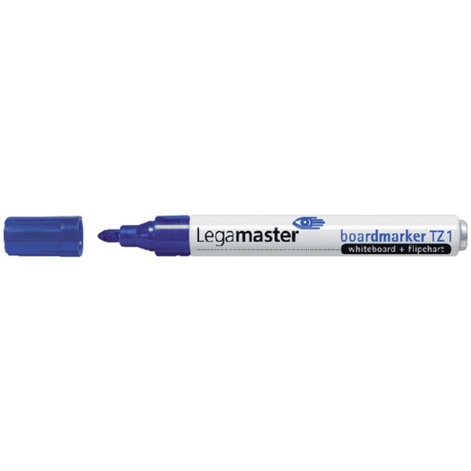 Viltstift Legamaster TZ 1 whiteboard rond 1.5-3mm blauw