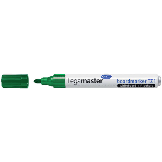Viltstift Legamaster TZ 1 whiteboard rond 1.5-3mm groen
