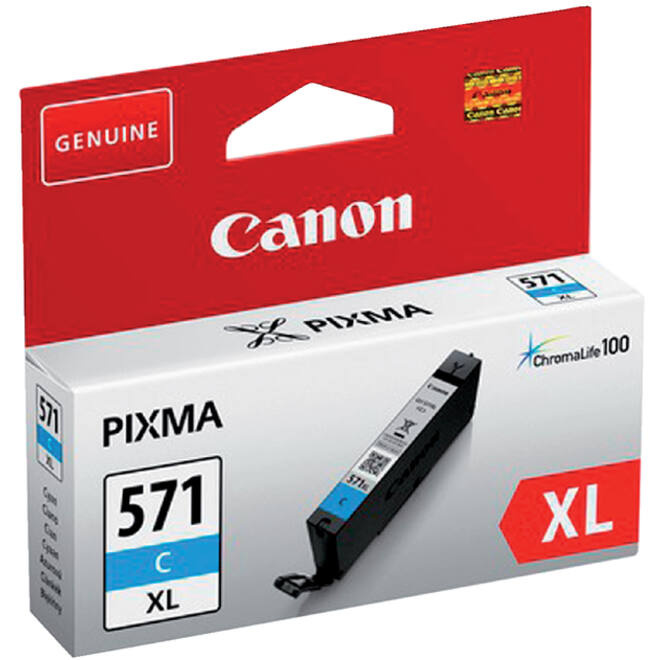 Inktcartridge Canon CLI-571XL blauw