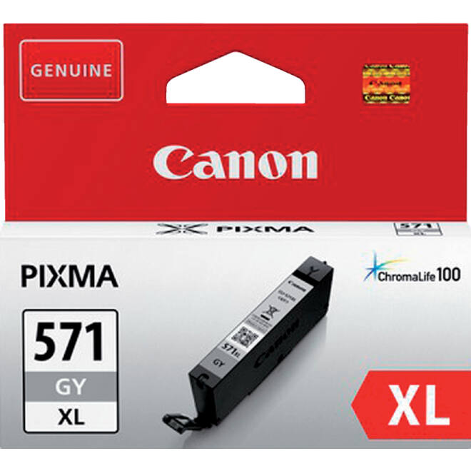 Inktcartridge Canon CLI-571XL grijs
