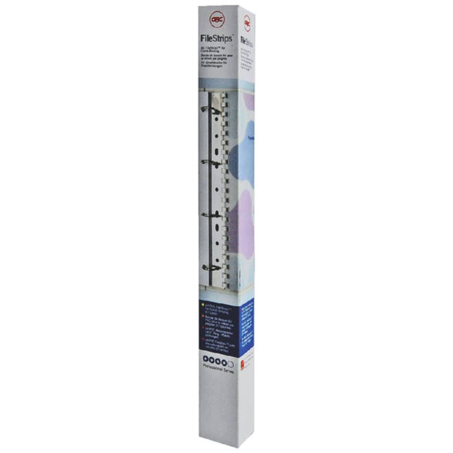 Filestrip GBC 34-gaats A4 transparant 100stuks