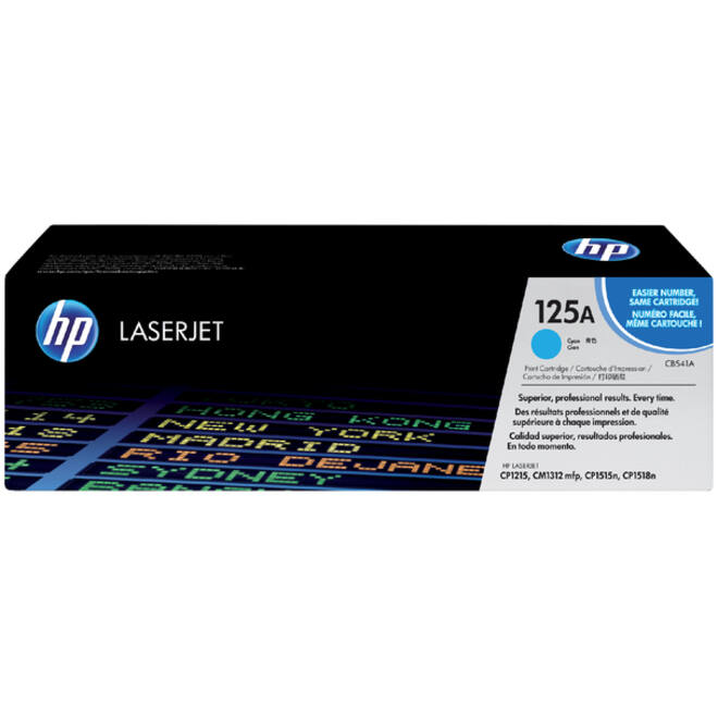Tonercartridge HP CB541A 125A blauw