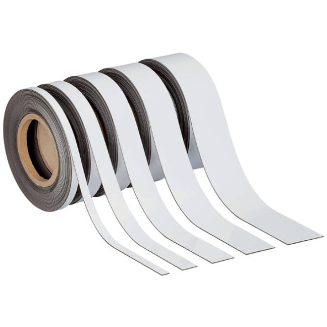 Magneetband MAUL beschrijf- wisbaar 10mx30mmx1mm wit