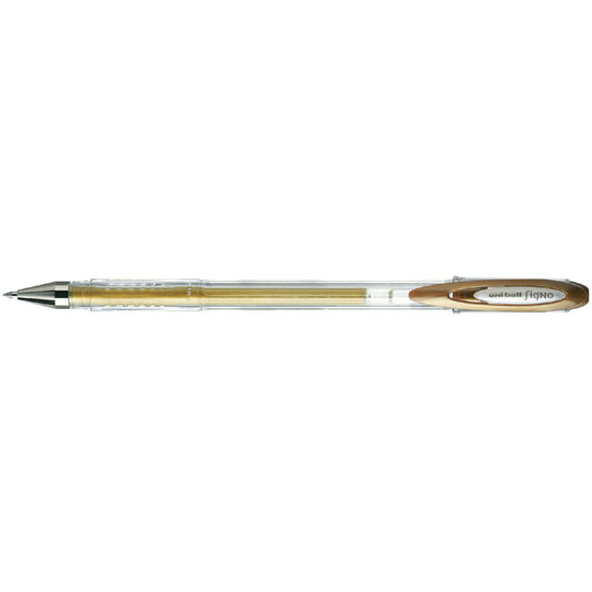 Rollerpen Uni-ball Signo medium metallic goud