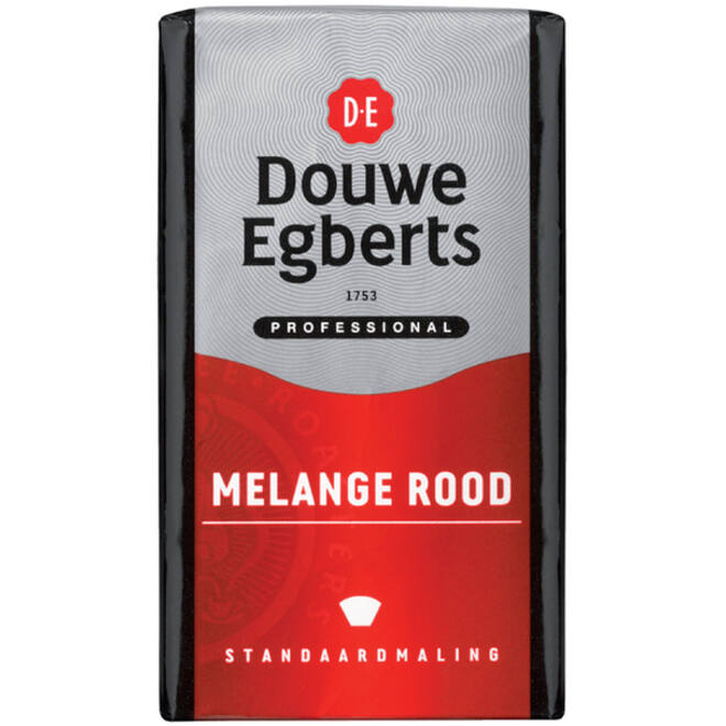 Koffie Douwe Egberts snelfiltermaling Melange Rood 250gr