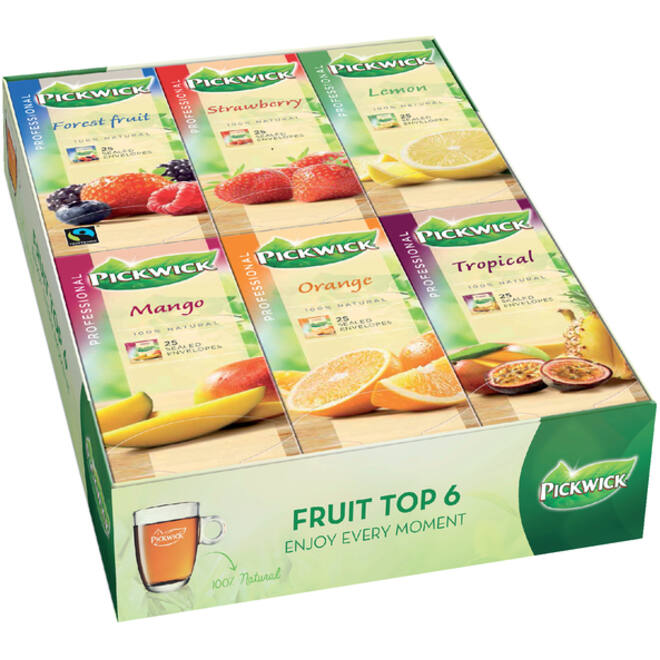 Thee Pickwick multipack original 6x25st fruit