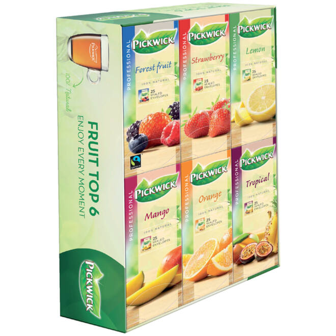 Thee Pickwick multipack original 6x25st fruit