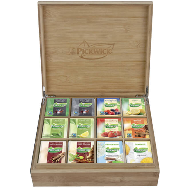 Theekist Pickwick inclusief 12 smaken thee