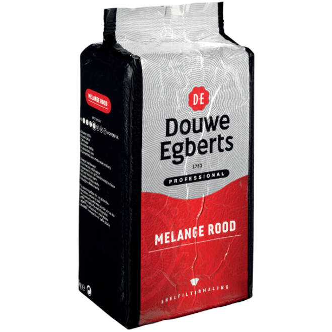 Koffie Douwe Egberts snelfiltermaling Melange Rood 1kg