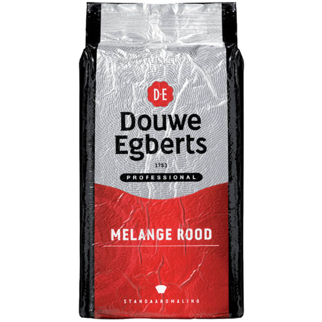Koffie Douwe Egberts standaardmaling Melange Rood 1kg