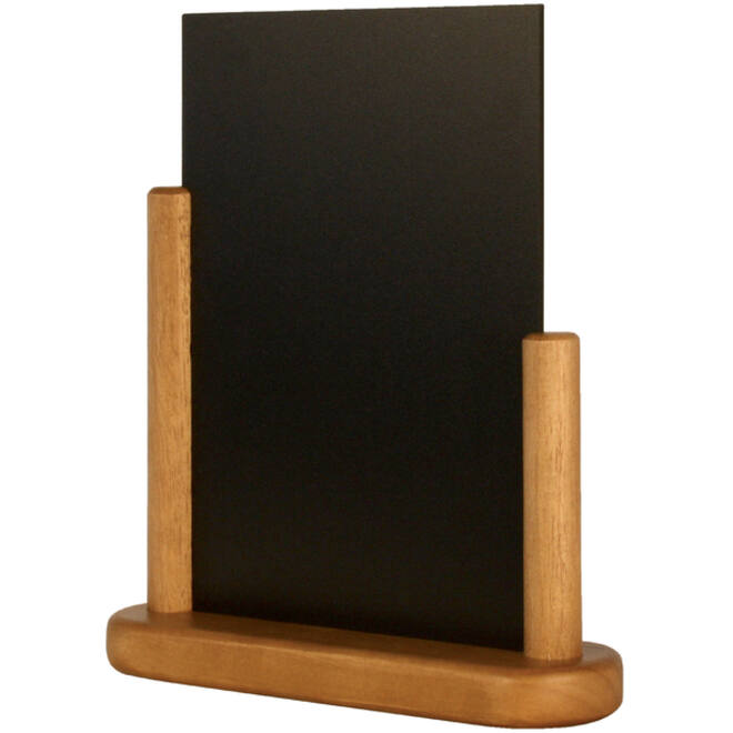 Krijtbord Securit 17x16x5cm teak hout
