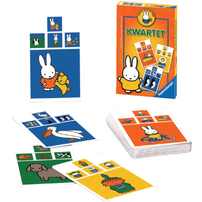 Spel Ravensburger Nijntje ontdekt de wereld kwartet
