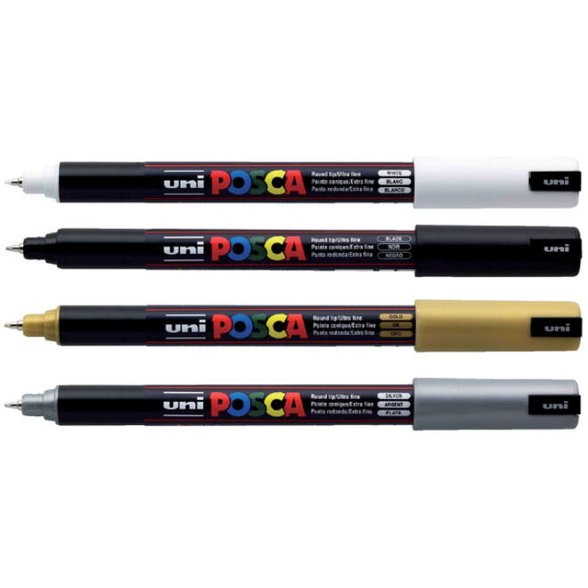 Verfstift Posca PC5M medium donkergroen