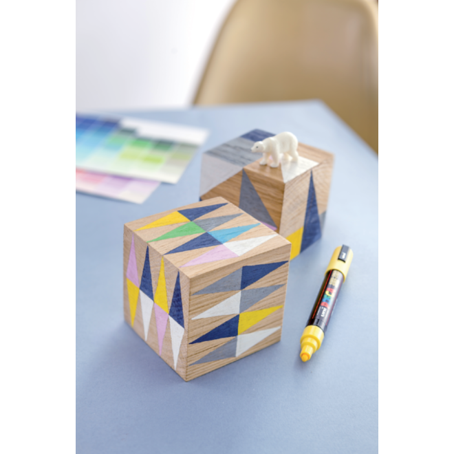 Verfstift Posca PC3M fijn assorti set à 8 stuks