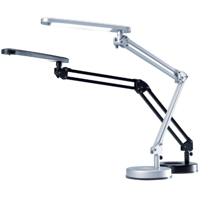 Bureaulamp Hansa led 4stars zilvergrijs
