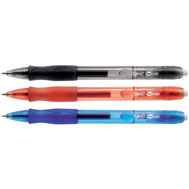 Gelschrijver Bic Gel-ocity medium zwart