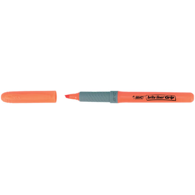 Markeerstift Bic grip assorti etui à 5 stuks
