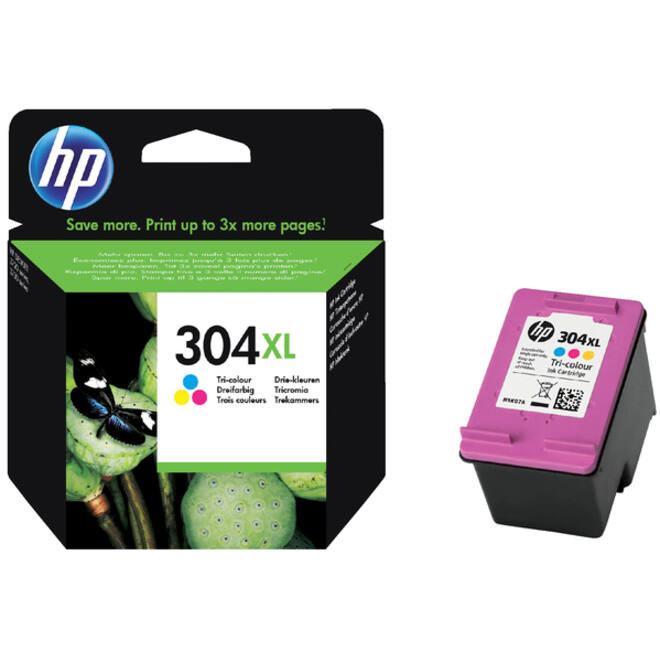 Inktcartridge HP N9K07AE 304XL kleur